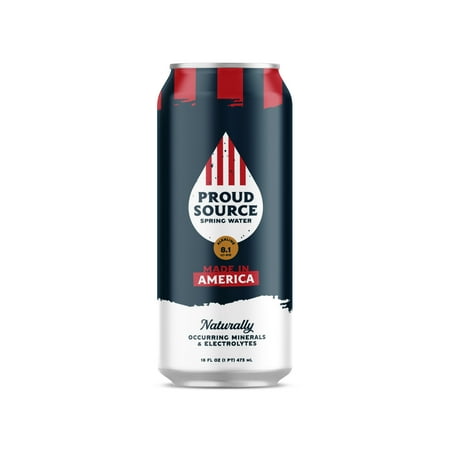 Proud Source Spring Water, 16 fl oz, Can