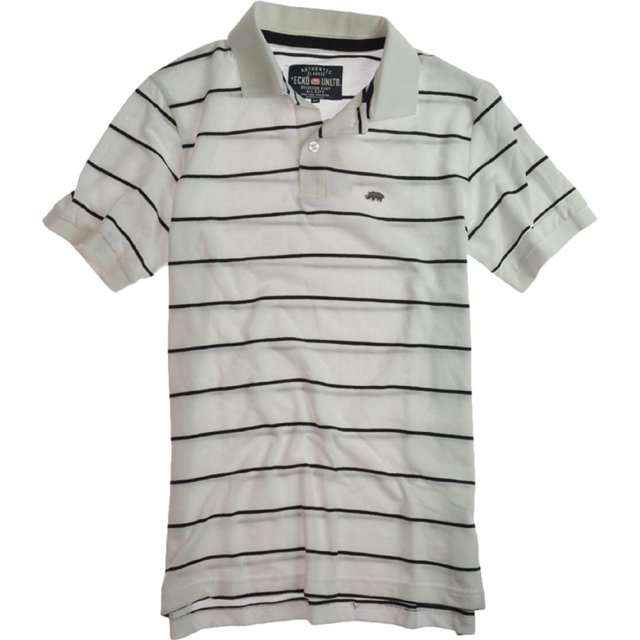 Ecko Unltd. Polo de rugby Deal It para hombre, blanco, mediano