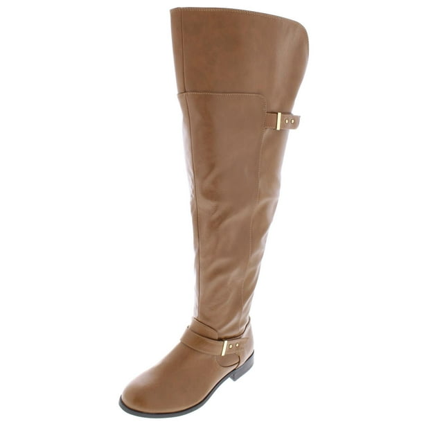 knee high leather boots size 8
