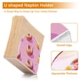 thumbnail image 5 of Yayeee Napkin Holder for Table Kitchen Paper Tissue Organization, Cartoon Doughnuts, 5 of 8