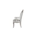 thumbnail image 3 of Homeroots Wood, Upholstered (Seat) 42" X 25" X 25" Wood And Upholstered (Seat) Arm Chair (Set-2), Cream Fabric & Antique White, 3 of 3