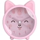 thumbnail image 1 of Reloj despertador de animales lindo para niños Reloj de silicona silencioso que no hace tictac Reloj de viaje con luz nocturna (gato rosa), 1 of 5