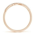 thumbnail image 2 of ANGARA Natural Diamond Swirl Bypass Ring in 14K Rose Gold for Women (Size-1mm | Color-G | Clarity-VS2) | April Birthstone, Birthday, Anniversary, Jewelry Gift for Women | Natural Diamond Ring, 2 of 10