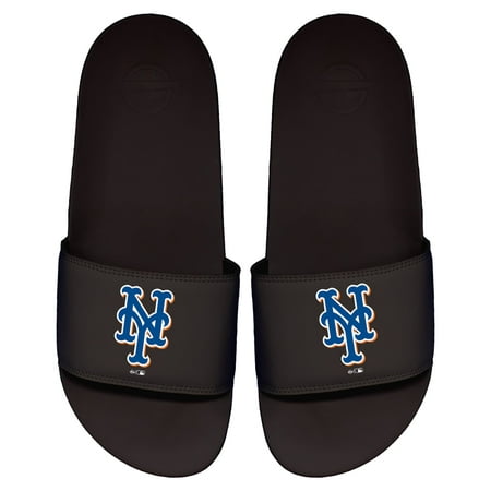 

Men s ISlide Black New York Mets Alternate Logo Motto Slide Sandals