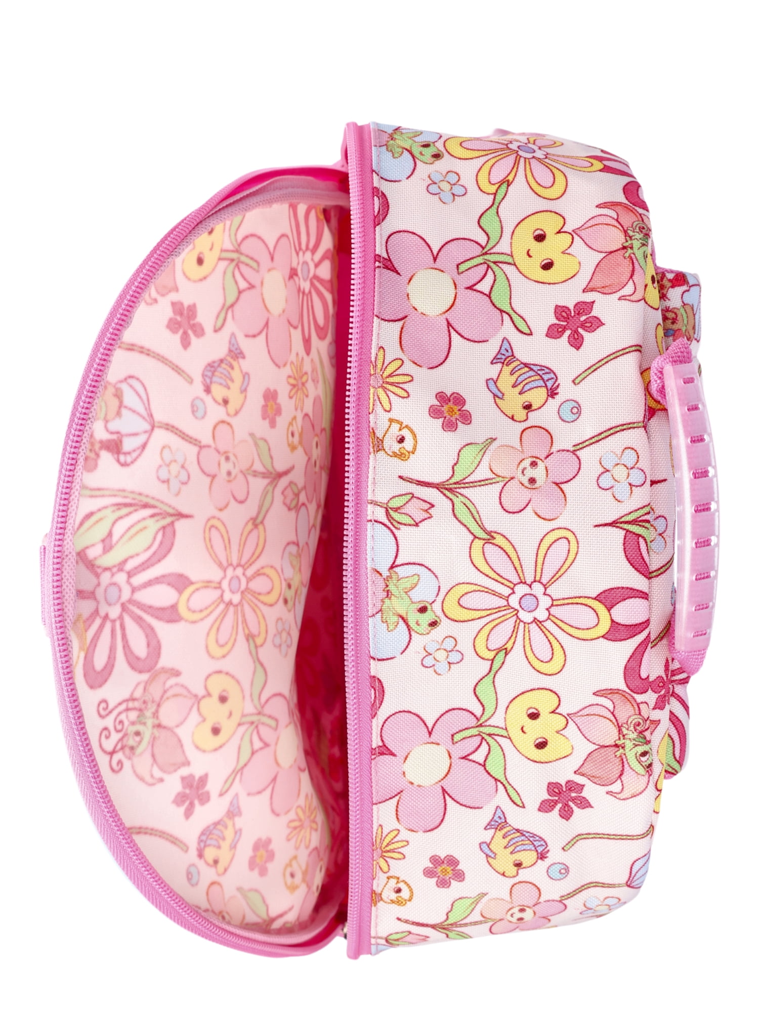 Disney Princess Girls 14" Preschool Light Up Backpack 4-Piece Set, Multi-Color