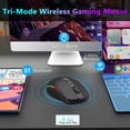 thumbnail image 3 of Mouse gamer inalámbrico Redragon M719-WL RGB 24000 DPI, 3 of 9