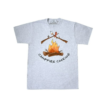 Campfire Cooking with Hot Dog and Marshmallow T-Shirt
