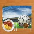 thumbnail image 6 of 2024 Placemat Soccer Football Field Print for Dining Table Linen Tableware Mat Coffee Cup Pads Dining Table Mats Kitchen Accessories, 6 of 7