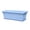 Blue-790415MM, variant on Rectangular Plastic Flower Pot, Indoor Outdoor Vegetable Planter, Durable Lightweight Design, Ideal for Balcony Garden, 12x6x4 Inches