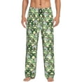 thumbnail image 2 of Kdxio Cute Frog Print Men's Sleep Pajama Pant Lounge Pants with Pockets, 2 of 8