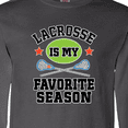 thumbnail image 4 of Inktastic Lacrosse is My Favorite Season Long Sleeve T-Shirt, 4 of 5