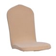 thumbnail image 1 of Funda para silla de comedor de una pieza universal Funda para silla de banquete para hotel Beige Sunnimix Cubierta de la silla del comedor, 1 of 8