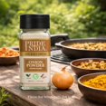 thumbnail image 5 of Pride of India – Onion Fine Ground – Gourmet Spice For Cooking – Pantry Essential – Adds Flavor To Sauces/Dips/Rubs/Marinades – Easy To Use – 1.7 Oz. Small Dual Sifter Jar, 5 of 8