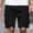 c01Black, variant on LNWUY Men's Cargo Shorts Elastic Waistband Drawstring Summer Casual Cotton Comfort Breathable Big and Tall Relaxed Fit Work Shorts Black L
