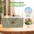thumbnail image 6 of AEVXKHI Large Capacity Baby Diaper Caddy Basket, Baby Shower Basket with Handles, Baby Diaper Caddy Organizer, Baby Diaper Organizer with Removable Divider, 6 of 12