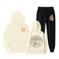 thumbnail image 1 of VBARHMQRT Concert Outfits for Women Plus Size Outfits for Women Womens Two Piece Outfits Sets Hoodie Sweatshirt and Long Sweatpants Jogger Workout Set Fall Tracksuit Sweatsuits, 1 of 5