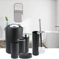 thumbnail image 3 of 6 Pcs Bathroom Accessories Set, Gift Set for Hotel bar Bathroom - Black, 3 of 7