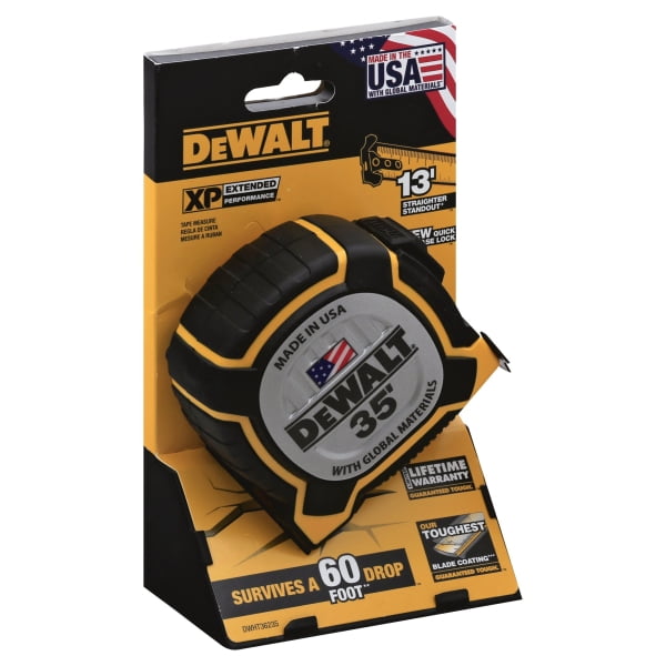 DEWALT DWHT36235S 35 ft. Tape Measure, 11/4" Blade