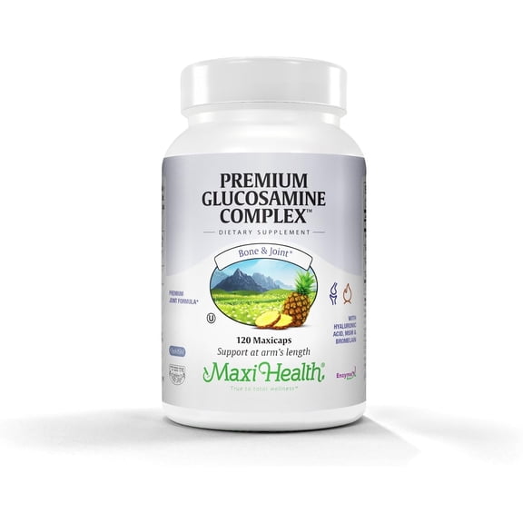 Maxi Health Premium Glucosamine Complex Joint Formula with MSM, 120 Count