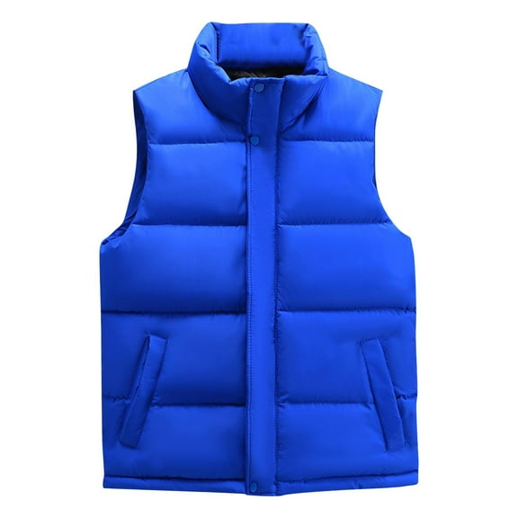 ZACPNCV Men's Lightweight Packable Puffer Vest Sleeveless Puffy Outerwear Water-Resistant Bubble Jackets Work Casual Golf