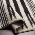 thumbnail image 5 of Mark&Day Area Rugs, 5x7 Evergreen Park Global Shag Charcoal Area Rug, Black White Carpet for Living Room, Bedroom or Kitchen (5'3" x 7'), 5 of 7