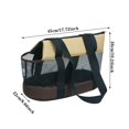 thumbnail image 2 of Portable Foldable Mesh Pet Backpack for Small Dogs and Cats Lightweight Shoulder Travel Bag, 2 of 3