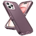thumbnail image 2 of For iPhone 16 Pro Max 6.9inch Life Waterproof Rugged Phone Case,Purple,For iPhone 16 Pro Max, 2 of 8