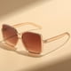 thumbnail image 5 of Gafas de sol aisswzber Chic Square Oversized 100% UV para mujer, 5 of 7