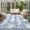Blue, White, Sky, variant on Round Rugs 8 Ft, Navy Blue Palm Tree Summer Non Slip Area Rugs for Kitchen Bedroom Entryway, Beach Tropical Coastal Washable Carpet Runner Rug Floor Mats for Bedroom Home Decor
