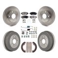 thumbnail image 1 of Transit Auto Front Rear Disc Brake Rotors Ceramic Pads and Drum Kit (7Pc) for Car Toyota Camry 2.2L K8T-102447, 1 of 11