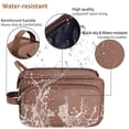 thumbnail image 3 of Neceser Buruis extra grande de piel sintética resistente al agua, 3 of 7