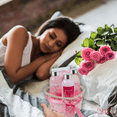 thumbnail image 3 of Bath and Body Gift Set for Her Pink Rose Fragrance Spa Gift Set for Her Luxury Body Care - Luxury Gift Baskets for Women Valentines Gift, 3 of 5