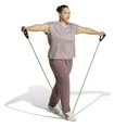 thumbnail image 3 of Plus Size adidas AEROREADY Training Essentials V-Neck Tee Color: Pink Size: 2X, 3 of 5