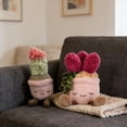 thumbnail image 4 of Greenhouse Plant Plush 9.8 inch Soft Cute Stuffed Succulent Plush Flowers Toy Orange, 4 of 4