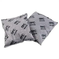 Brady Sorbent Pillow, 28 gal, 18 in x 18 in, Universal, Gray, 16 PK AW1818