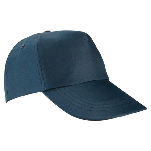 Gorra de algodón cinco gajos y broche velcro - Beziers blanco Unitalla
