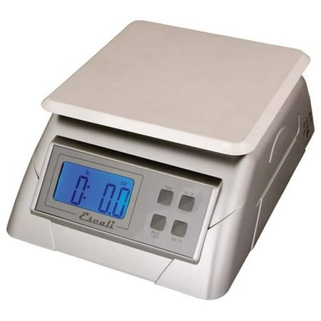 

Escali Alimento 136DK Ultra Accurate Scale for Kitchen Lab or Office Removable Platform Digital LCD Display 13.2lb Capacity Stainess Steel 9.75 x 7.00 x 3.75 Stainless and White