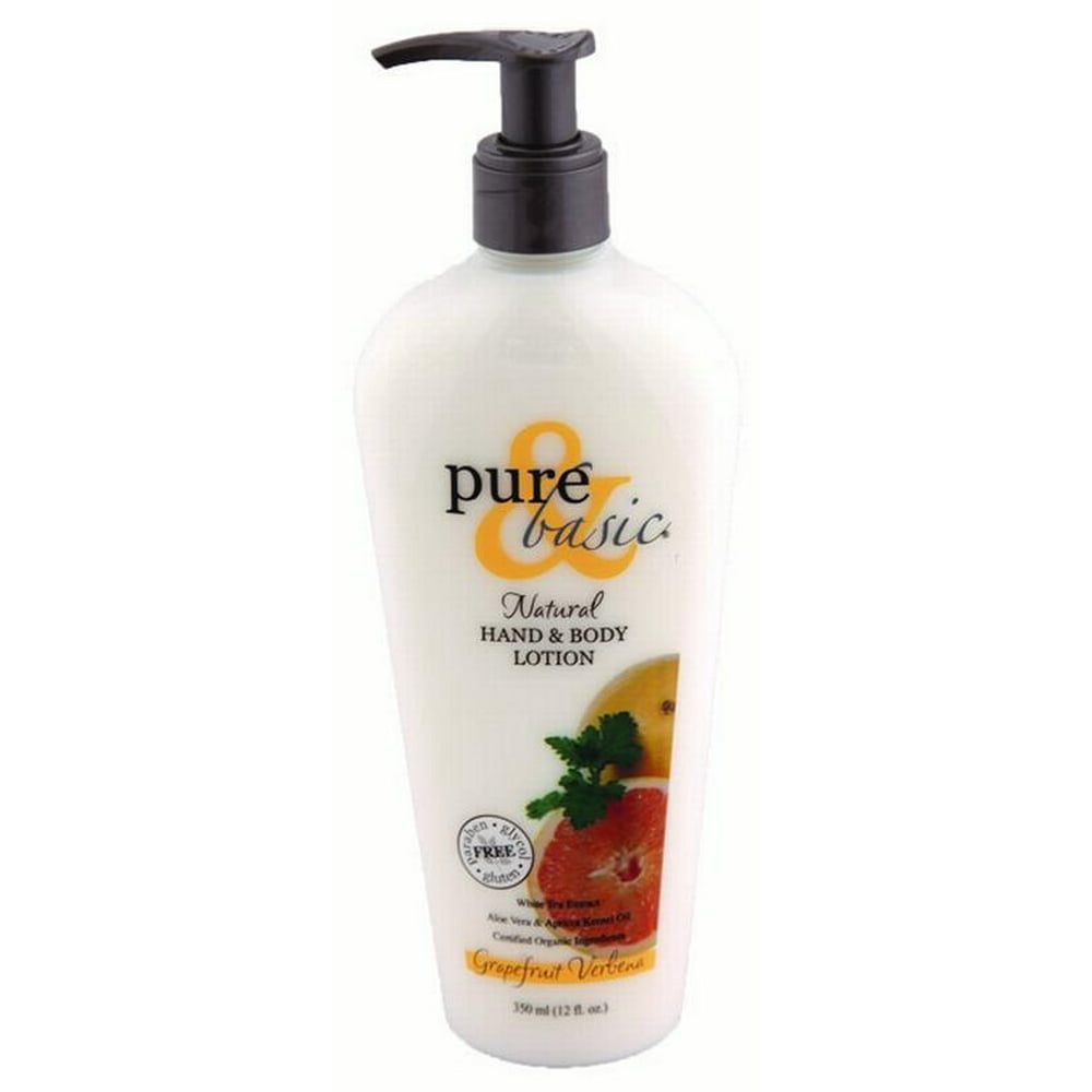 Pure and Basic Body Lotion, Grapefruit Verbena, 12 Oz