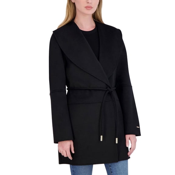 Tahari womens  Rachael Wool-Blend Coat, l