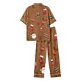 thumbnail image 7 of TGPMGRZ Women's Christmas Pajamas Set Long Sleeve Comfort Fit Matching Set, 7 of 7