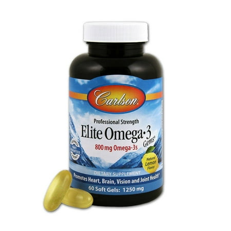 Omega-3 Elite Gems Carlson Laboratories 60 Softgel