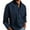 Navy, variant on MNCEKFOD Men Shirts 2025 Loose Fit Trendy Casual Comfortable Button Down Shirts Long Sleeve Leisure Mens Tops Blue XXL