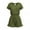 GKAR093-military green, variant on Summer Fashion Jumpsuit Shorts Solid Color Button Drawstring Ruffle Short Sleeve Casual Women's Clothing