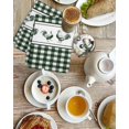 thumbnail image 4 of Farmhouse Green Plaid Kitchen Dish Towels for Drying Dishes Set of 3, Vintage Country Cock Checkered Waffle Weave Microfiber Hand Tea Bathroom Towels Quick Dry & Absorbent Towel 15.7x23.6, 4 of 7