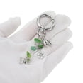 thumbnail image 5 of Unique Bargains 1 Pc Handbag Charm Keychain Durable Metal Bag Accessories Silver Tone Green, 5 of 6