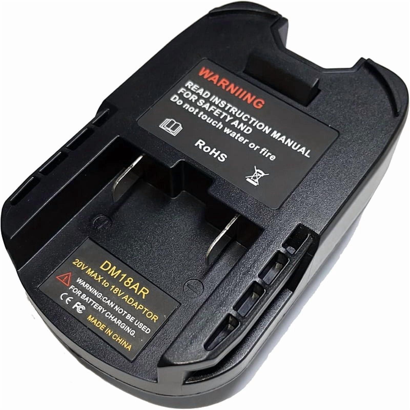 Battery Adapter Converter for De*walt 20V or Mil*wau*kee 18V Li-ion Battery to for Ridgid /AEG 18V Cordles Power Tools Use