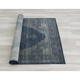 thumbnail image 6 of Midnight Blue/Gray Persian Tabriz Floral Pattern Distressed  Modern Vintage Area Rug, 6 of 7