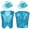 Light Blue, variant on Boys Girls Sequins Dance Vest Top Button Down Waistcoat and Hat Tie Outfits Fancy Party Dance Performance Costume Purple 11-12