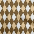 thumbnail image 1 of oneOone Velvet Brown Fabric Argyle Quilting Supplies Print Sewing Fabric By The Yard 58 Inch Wide, 1 of 4