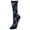Black, variant on MeMoi Feathered Frenzy Flamingo Bamboo Blend Crew Novelty Socks - Womens - Female, 9-11, Black